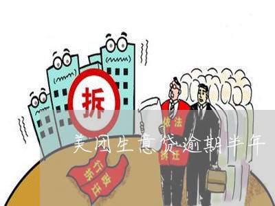 美团生意贷逾期半年