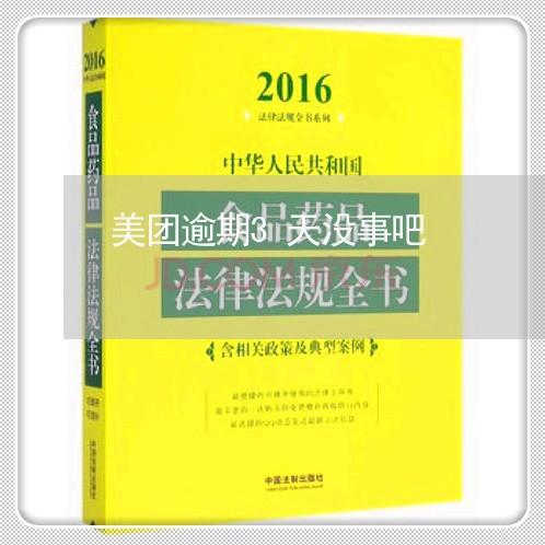 美团逾期3天没事吧/2023020514268