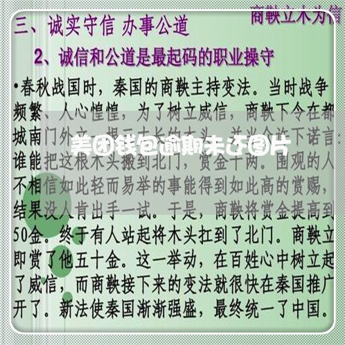 美团钱包逾期未还图片/2023031840502