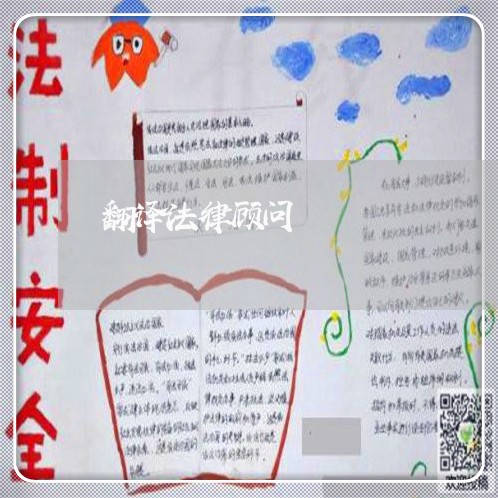 翻译法律顾问/2023061776128