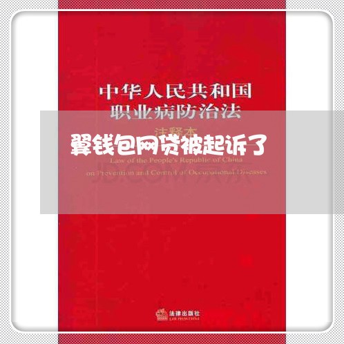 翼钱包网贷被起诉了/2023091316361