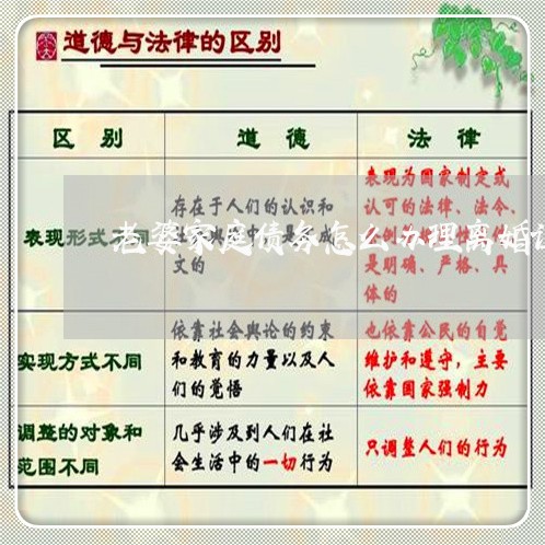 老婆家庭债务怎么办理离婚证/2023061293748 老婆家庭债务怎么办理离婚证/2023061293748