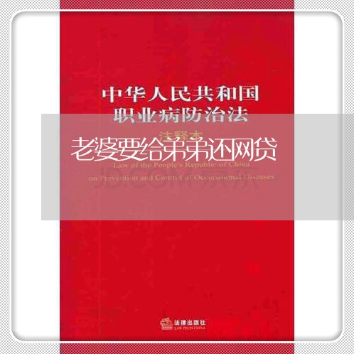 老婆要给弟弟还网贷/2023091446159