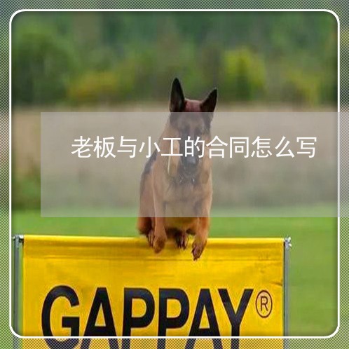 老板与小工的合同怎么写/2023041295059
