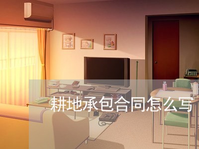 耕地承包合同怎么写/2023022608281