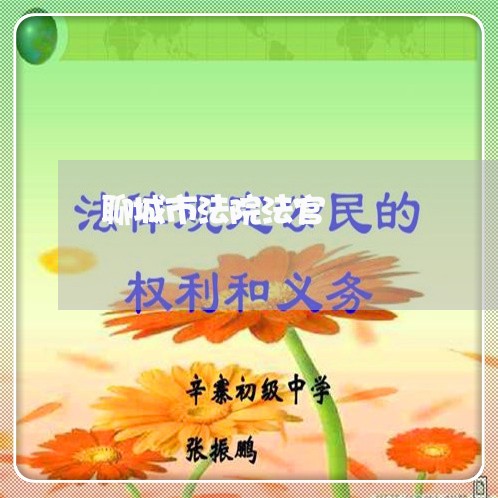 聊城市法院法官 聊城市法院法官