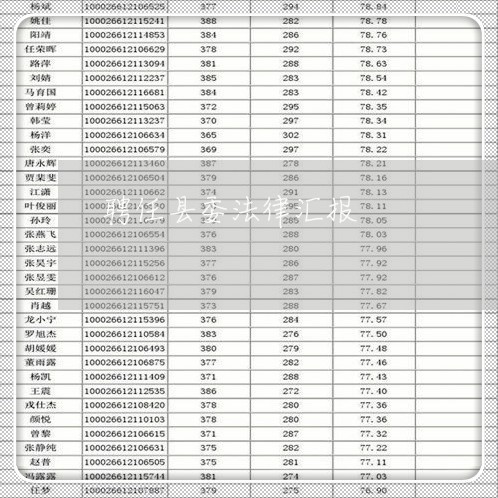 聘任县委法律汇报
