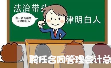 聘任合同管理会计总结怎么写/2023041337259
