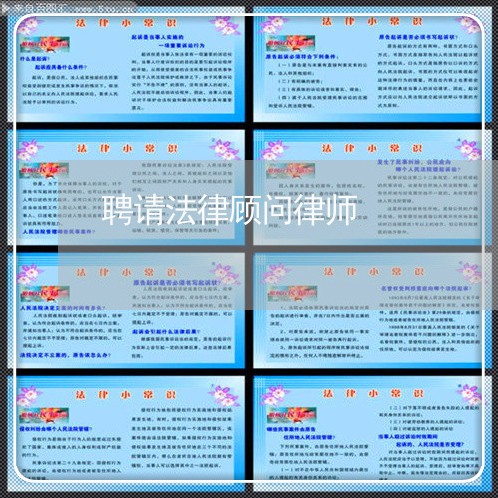 聘请法律顾问律师/2023061670683 聘请法律顾问律师/2023061670683