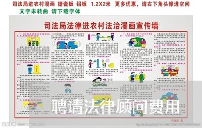 聘请法律顾问费用/2023061773505
