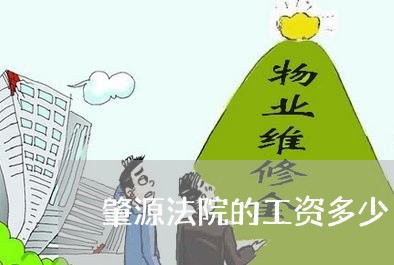 肇源法院的工资多少