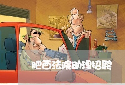 肥西法院助理招聘 肥西法院助理招聘