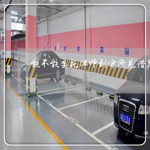 能不能委托律师到守所见借款人