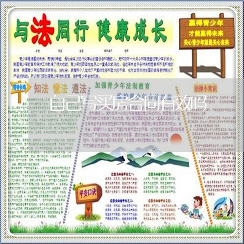 自己写买房合同有效吗/2023022625158