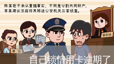 自己锁信用卡逾期了/2023031618260