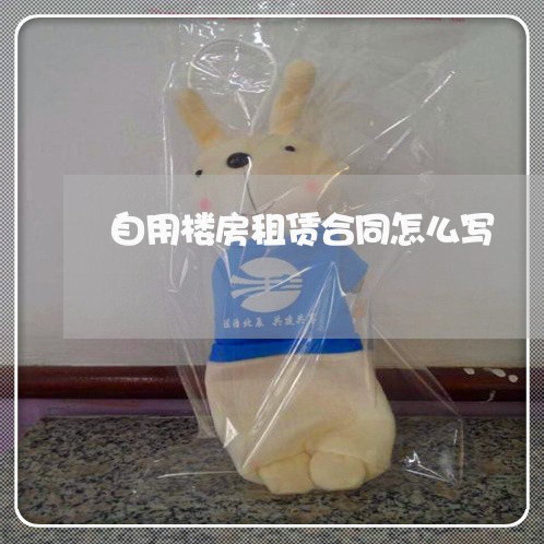 自用楼房租赁合同怎么写/2023011792636 自用楼房租赁合同怎么写/2023011792636