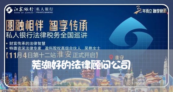 芜湖好的法律顾问公司/2023061927057