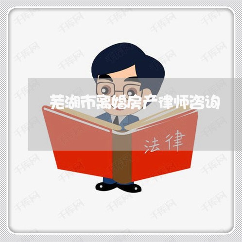 芜湖市离婚房产律师咨询
