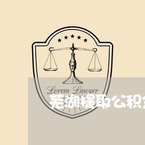 芜湖提取公积金还房贷/2023041637248