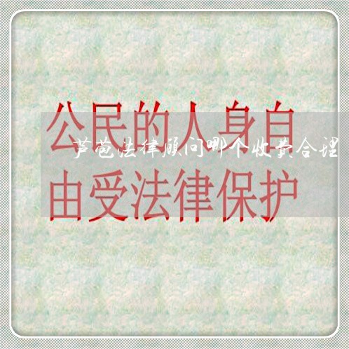 芦苞法律顾问哪个收费合理/2023061906048