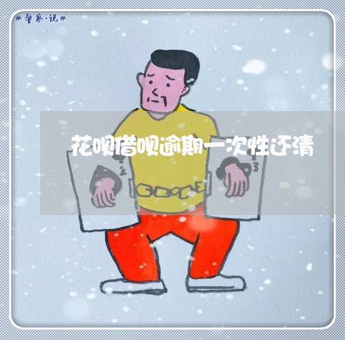 花呗借呗逾期一次性还清/2023020920353