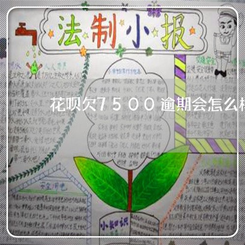 花呗欠7500逾期会怎么样吗/2023093022715