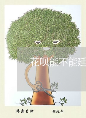 花呗能不能延迟2天还款/2023022639702