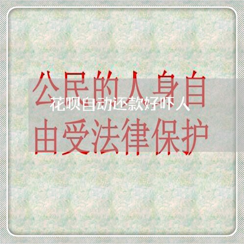 花呗自动还款好吓人/2023030247282