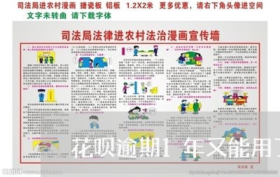 花呗逾期1年又能用了