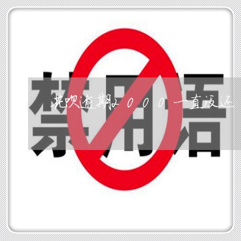 花呗逾期2000一直没还/2023060808260