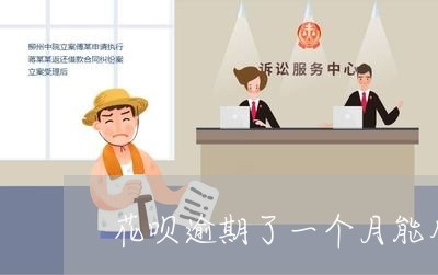 花呗逾期了一个月能用什么网贷 花呗逾期了一个月能用什么网贷