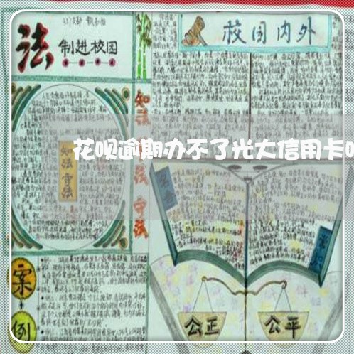 花呗逾期办不了光大信用卡吗