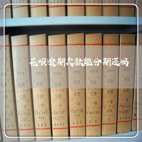 花呗逾期欠款能分期还吗 花呗逾期欠款能分期还吗