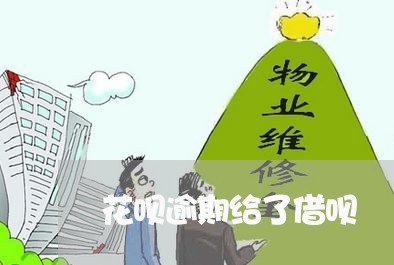 花呗逾期给了借呗/2023100853614