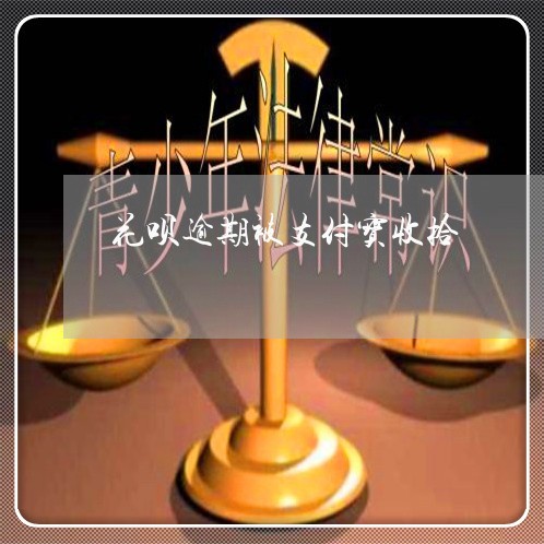 花呗逾期被支付宝收拾/2023030252725