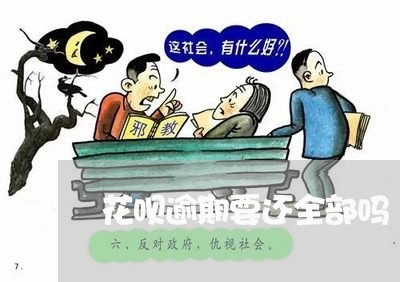 花呗逾期要还全部吗/2023020673838 花呗逾期要还全部吗/2023020673838