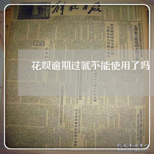 花呗逾期过就不能使用了吗