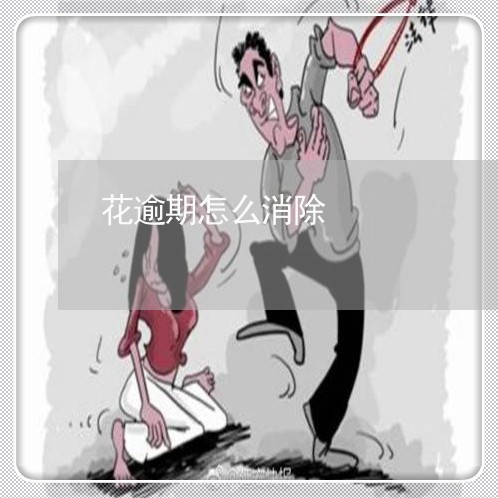 花逾期怎么消除