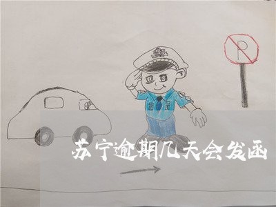 苏宁逾期几天会发函