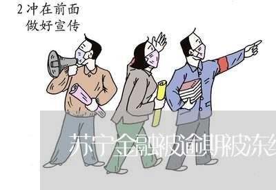 苏宁金融被逾期被冻结 苏宁金融被逾期被冻结