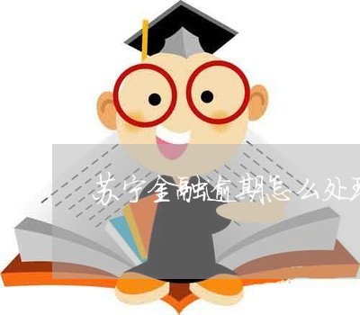 苏宁金融逾期怎么处理的 苏宁金融逾期怎么处理的