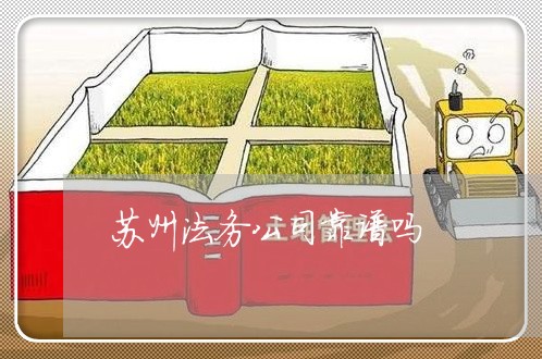 苏州法务公司靠谱吗 苏州法务公司靠谱吗