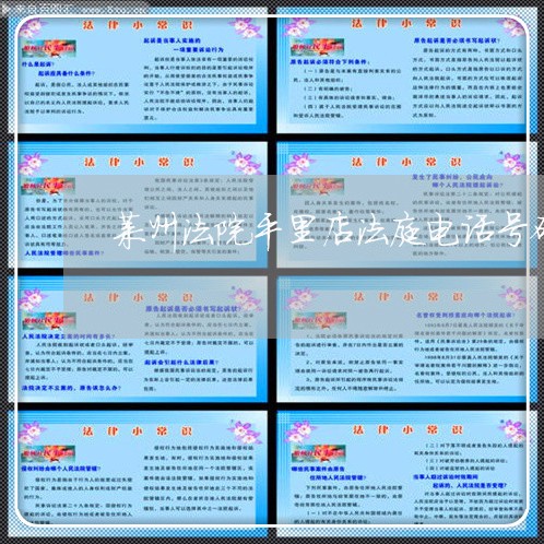 莱州法院平里店法庭电话号码