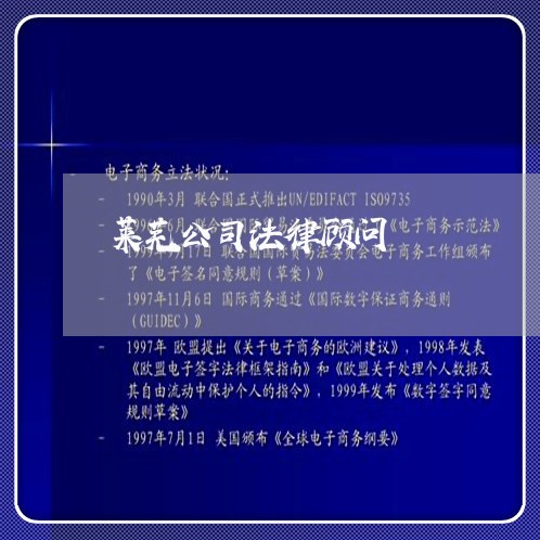 莱芜公司法律顾问 莱芜公司法律顾问