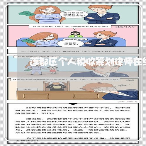 莲都区个人税收筹划律师在线咨询 莲都区个人税收筹划律师在线咨询