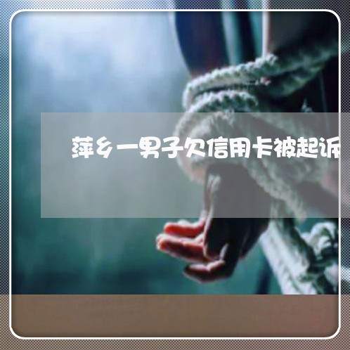 萍乡一男子欠信用卡被起诉 萍乡一男子欠信用卡被起诉