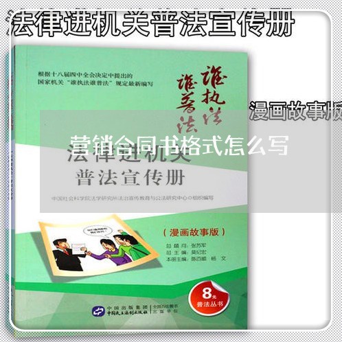营销合同书格式怎么写/2023022769380