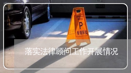 落实法律顾问工作开展情况/2023061892615