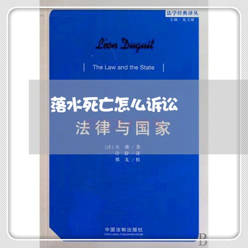 落水死亡怎么诉讼