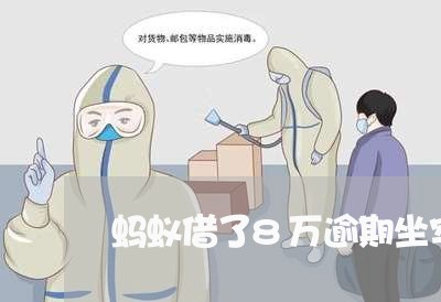 蚂蚁借了8万逾期坐牢还要还